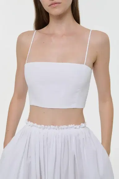 Gabriela Hearst Nadir Top in White Sea Island Cotton | Thumbnail 6 Gabriela Hearst Nadir Top in White Sea Island Cotton | Thumbnail 6