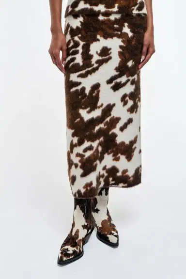 Gabriela Hearst Phaedra Knit Maxi Skirt in Cognac Multi Cashmere | Thumbnail 5 Gabriela Hearst Phaedra Knit Maxi Skirt in Cognac Multi Cashmere | Thumbnail 5