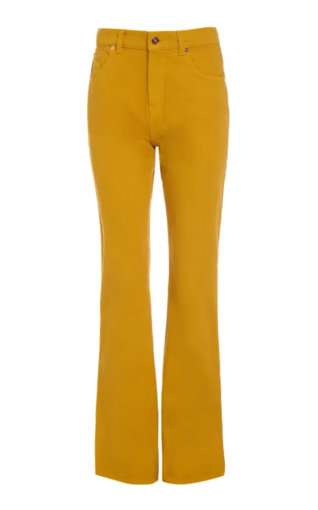 GABRIELA HEARST Rey Straight-leg Jean in Golden Birch Recycled Cotton Denim