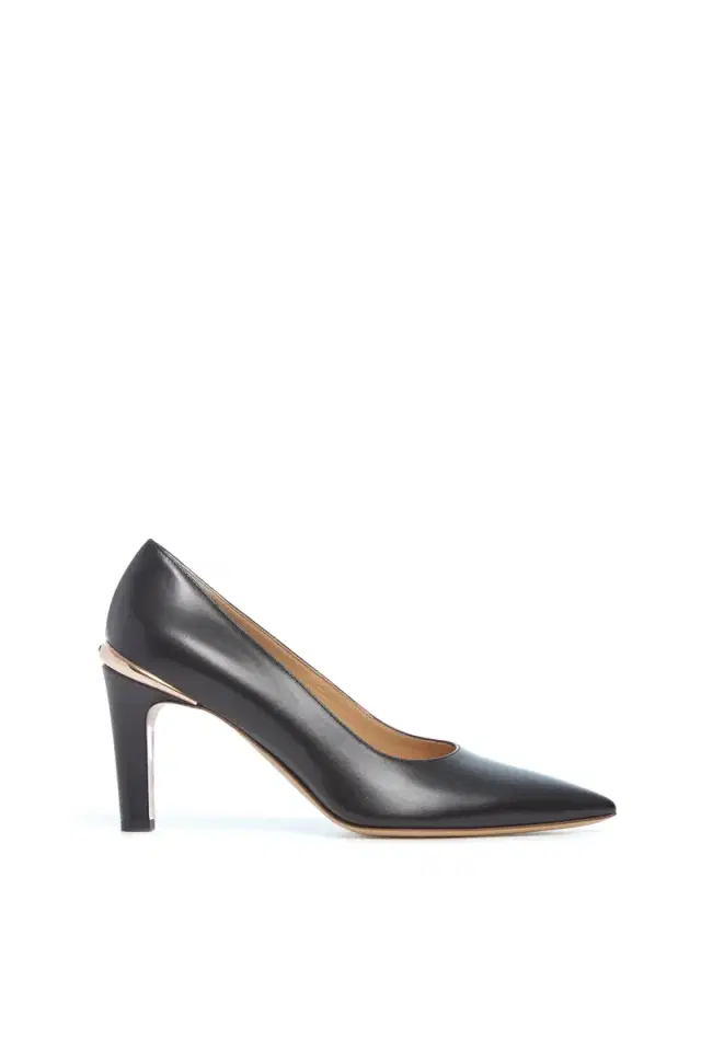 Gabriela Hearst Edwina High Heel Stiletto Pump in Black Nappa Leather