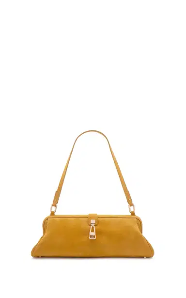 Gabriela Hearst Paola Clutch in Golden Birch Suede | Thumbnail 3 Gabriela Hearst Paola Clutch in Golden Birch Suede | Thumbnail 3