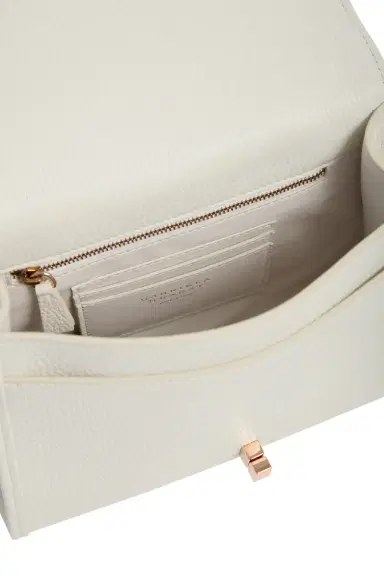 Gabriela Hearst Small Leonora Flap Bag in Textured Leather | Thumbnail 3 Gabriela Hearst Small Leonora Flap Bag in Textured Leather | Thumbnail 3