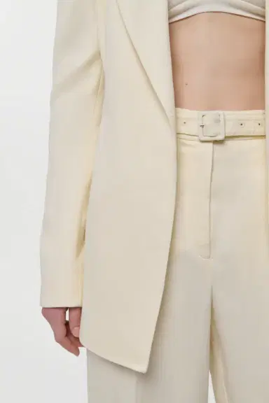 Gabriela Hearst Norman Wide-leg Pant in Textured Linen Slub | Thumbnail 5