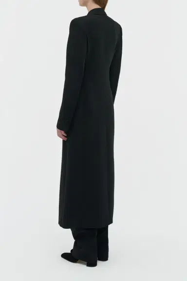 Gabriela Hearst Julien Coat in Black Recycled Wool | Thumbnail 4