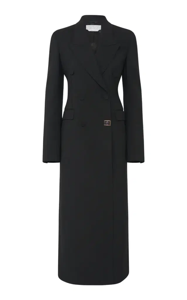 Gabriela Hearst Julien Coat in Black Recycled Wool