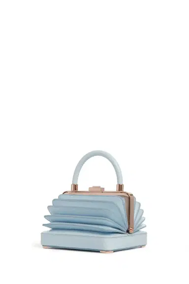 Gabriela Hearst Small Diana Bag in Light Blue Snakeskin | Thumbnail 1 Gabriela Hearst Small Diana Bag in Light Blue Snakeskin | Thumbnail 1