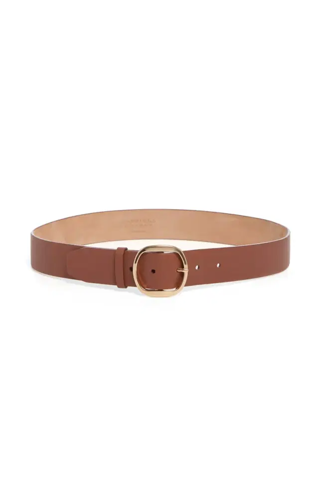 GABRIELA HEARST Elster Belt in Cognac Leather