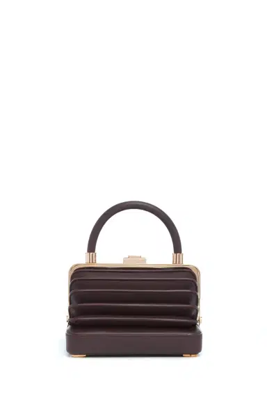 Gabriela Hearst Small Diana Bag in Bordeaux Nappa Leather | Thumbnail 2 Gabriela Hearst Small Diana Bag in Bordeaux Nappa Leather | Thumbnail 2