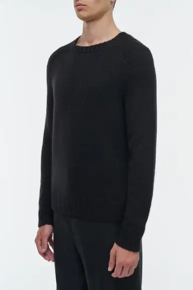 Gabriela Hearst Norwich Knit Sweater in Black Cashmere | Thumbnail 3 Gabriela Hearst Norwich Knit Sweater in Black Cashmere | Thumbnail 3