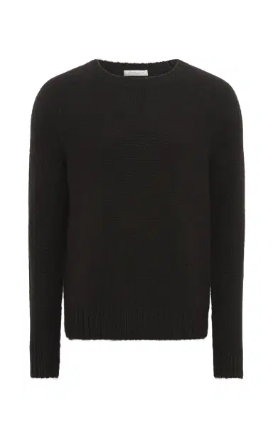Gabriela Hearst Norwich Knit Sweater in Black Cashmere | Thumbnail 1 Gabriela Hearst Norwich Knit Sweater in Black Cashmere | Thumbnail 1