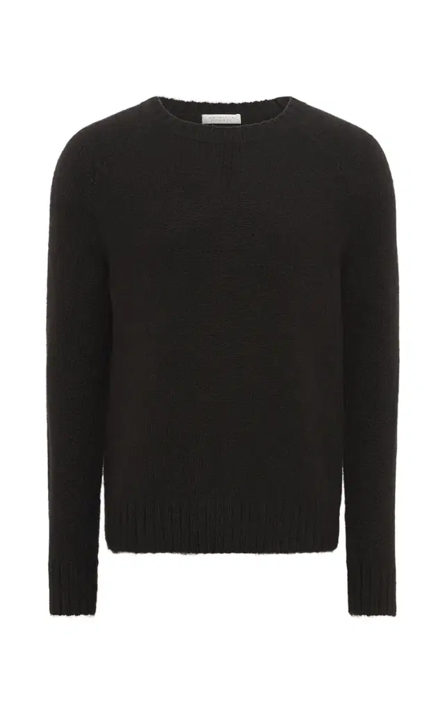 Gabriela Hearst Norwich Knit Sweater in Black Cashmere