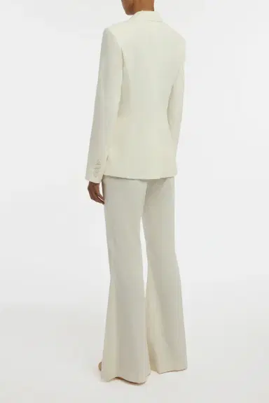Gabriela Hearst Ianthe Flare Pant in Sea Island Cotton Corduroy | Thumbnail 4
