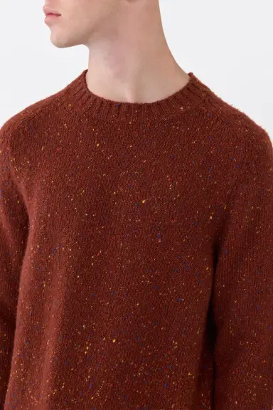 Gabriela Hearst Daniel Knit Sweater in Burnt Sienna Multi Speckled Aran Cashmere | Thumbnail 6 Gabriela Hearst Daniel Knit Sweater in Burnt Sienna Multi Speckled Aran Cashmere | Thumbnail 6