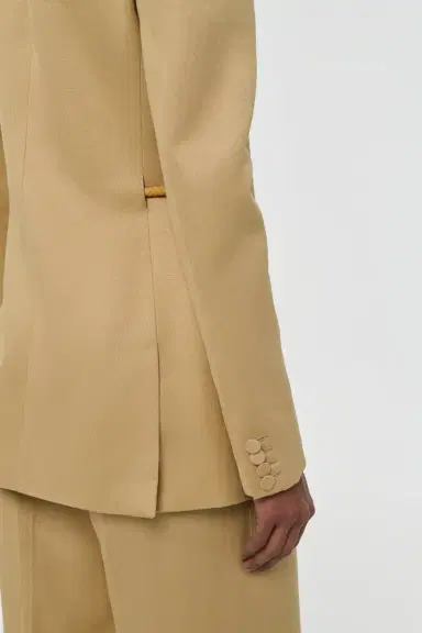 Gabriela Hearst Epona Rope Blazer in Wheat Textured Linen Slub | Thumbnail 6 Gabriela Hearst Epona Rope Blazer in Wheat Textured Linen Slub | Thumbnail 6