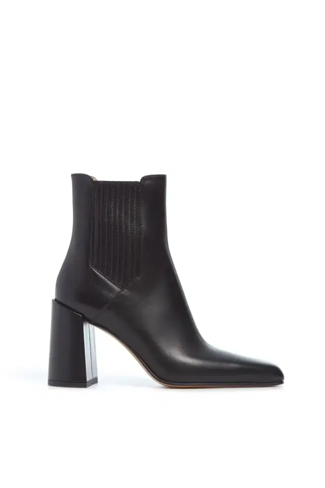 GABRIELA HEARST Luke High Heel Ankle Boot in Black Leather