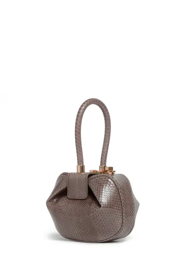 GABRIELA HEARST Demi Bag in Charcoal Snakeskin