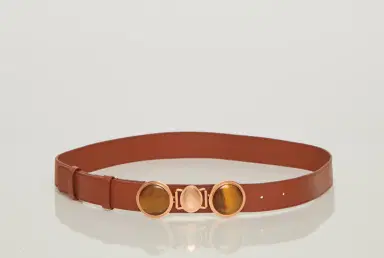 Gabriela Hearst Grange Stone Belt in Cognac Leather | Thumbnail 2 Gabriela Hearst Grange Stone Belt in Cognac Leather | Thumbnail 2