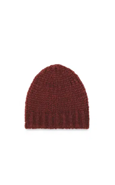 Gabriela Hearst Pacino Knit Hat in Burnt Sienna Welfat Cashmere | Thumbnail 1