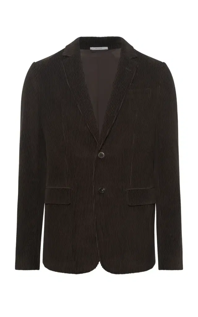GABRIELA HEARST Irving Jacket in Chocolate Fine Cashmere Corduroy