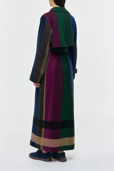 Gabriela Hearst Lyra Trench Coat in Multi Cashmere | Thumbnail 5 Gabriela Hearst Lyra Trench Coat in Multi Cashmere | Thumbnail 5