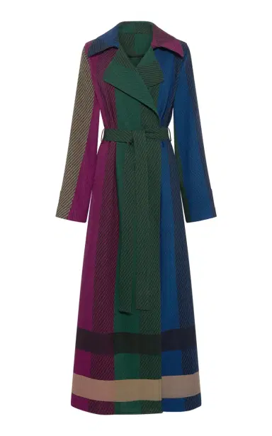 Gabriela Hearst Lyra Trench Coat in Multi Cashmere | Thumbnail 1 Gabriela Hearst Lyra Trench Coat in Multi Cashmere | Thumbnail 1