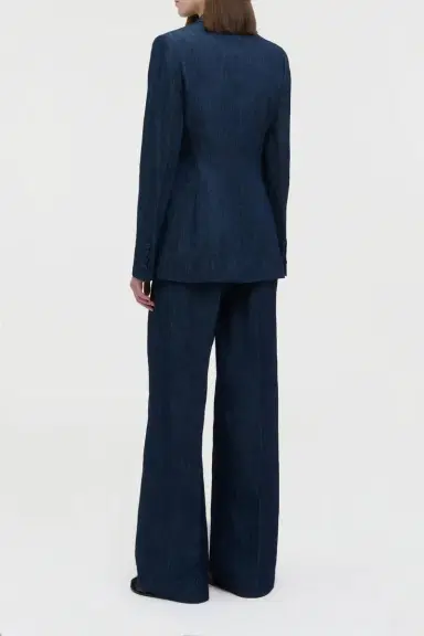 Gabriela Hearst Norman Wide-leg Pant in Recycled Cotton Denim | Thumbnail 5