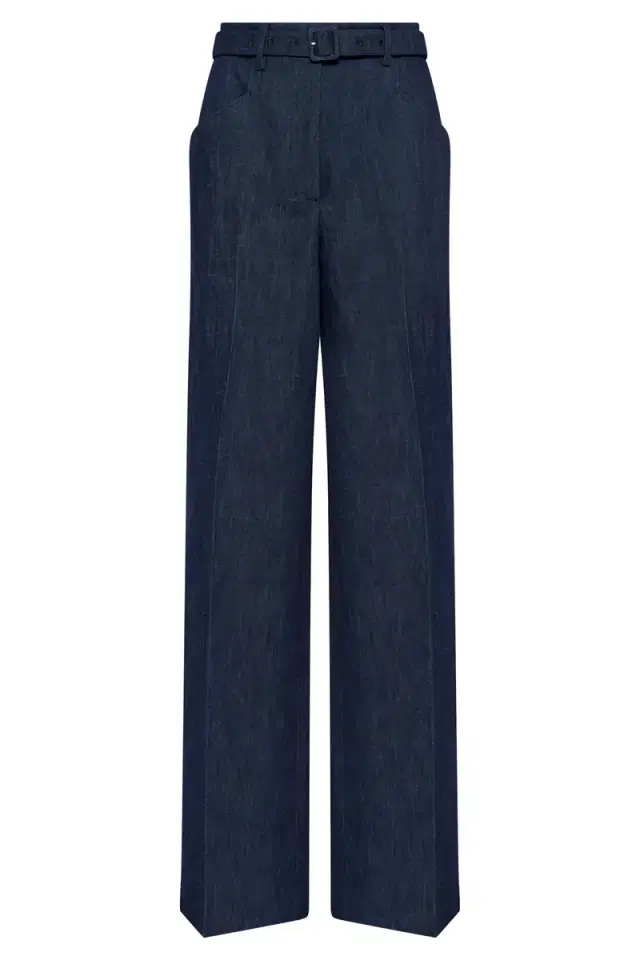 GABRIELA HEARST Norman Wide-leg Pant in Recycled Cotton Denim