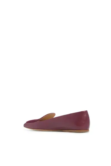 Gabriela Hearst Aveda Flat Loafer in Bordeaux Leather & Suede | Thumbnail 3 Gabriela Hearst Aveda Flat Loafer in Bordeaux Leather & Suede | Thumbnail 3