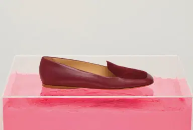 Gabriela Hearst Aveda Flat Loafer in Bordeaux Leather & Suede | Thumbnail 5 Gabriela Hearst Aveda Flat Loafer in Bordeaux Leather & Suede | Thumbnail 5