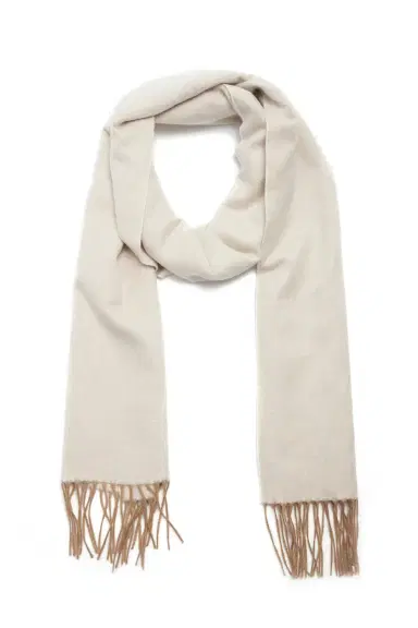GABRIELA HEARST Blaine Fringe Scarf in  Melange Brushed Silk Cashmere | Thumbnail 2