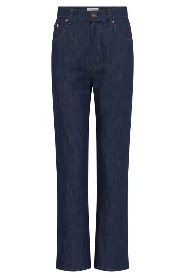 Gabriela Hearst Elara Cropped Jean in Recycled Cotton Denim