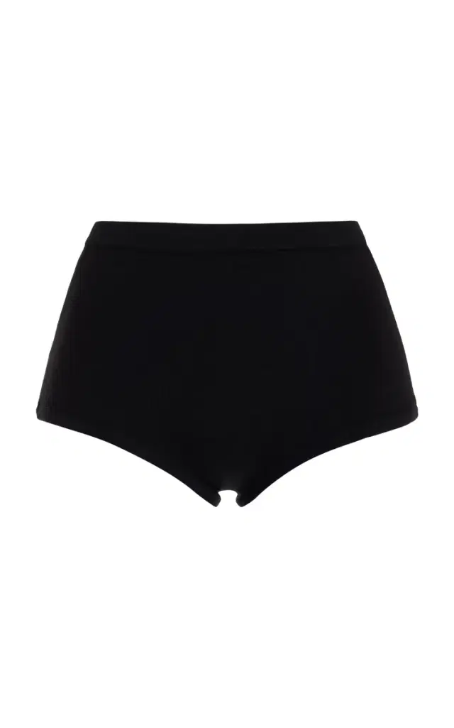 GABRIELA HEARST Aris Knit Short in Black Merino Wool