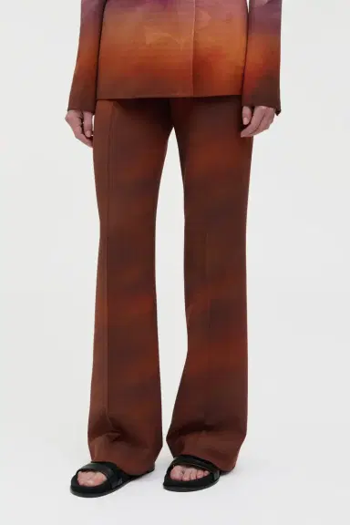 Gabriela Hearst Vesta Flare Pant in Mountain Virgin Wool | Thumbnail 5 Gabriela Hearst Vesta Flare Pant in Mountain Virgin Wool | Thumbnail 5