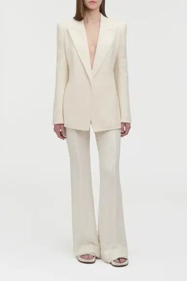 Gabriela Hearst Mairi Blazer in Silk Boucle | Thumbnail 2