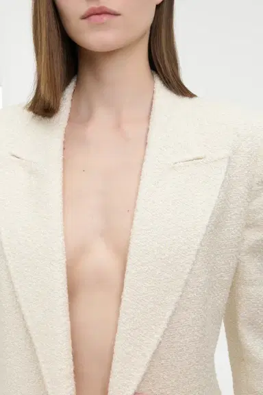Gabriela Hearst Mairi Blazer in Silk Boucle | Thumbnail 6