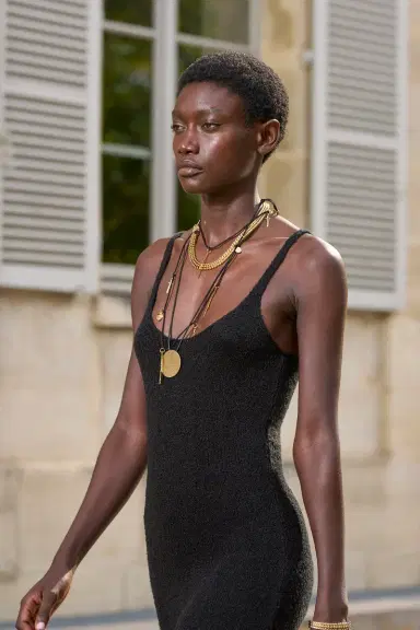 Gabriela Hearst Ayla Knit Maxi Dress in Black Mulberry Silk | Thumbnail 3 Gabriela Hearst Ayla Knit Maxi Dress in Black Mulberry Silk | Thumbnail 3