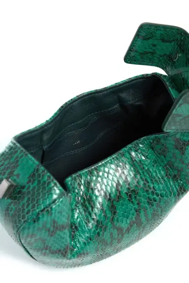 Gabriela Hearst Demi Bag in Green Snakeskin | Thumbnail 4