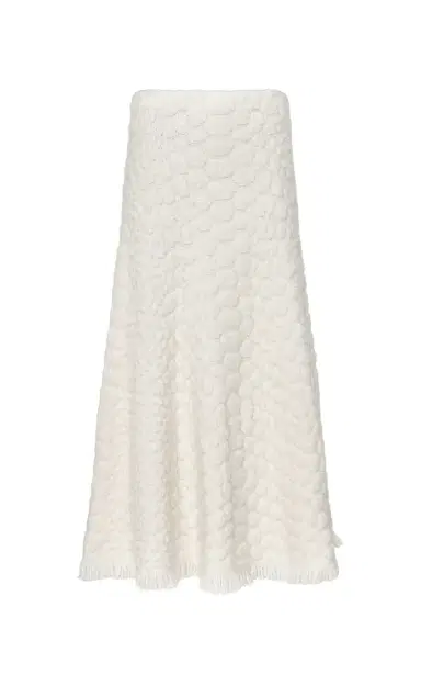 Gabriela Hearst Kanta Fringe Knit Midi Skirt in Cashmere | Thumbnail 1 Gabriela Hearst Kanta Fringe Knit Midi Skirt in Cashmere | Thumbnail 1
