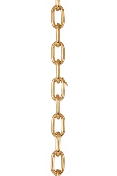 Gabriela Hearst Medium Link Necklace in 18K Yellow Gold (Classic Links) | Thumbnail 3