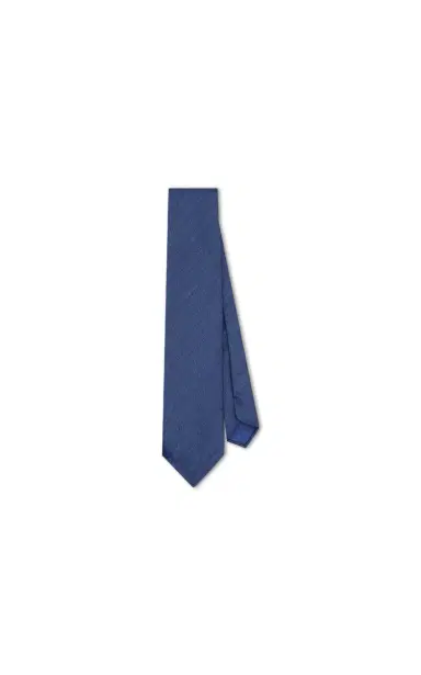 Gabriela Hearst Escudo Tie in Navy Wool Silk | Thumbnail 1 Gabriela Hearst Escudo Tie in Navy Wool Silk | Thumbnail 1