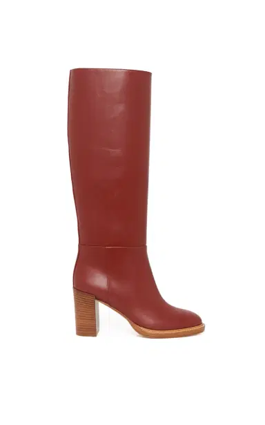 Gabriela Hearst Bocca Knee-High Boot in Burnt Sienna Leather | Thumbnail 1 Gabriela Hearst Bocca Knee-High Boot in Burnt Sienna Leather | Thumbnail 1