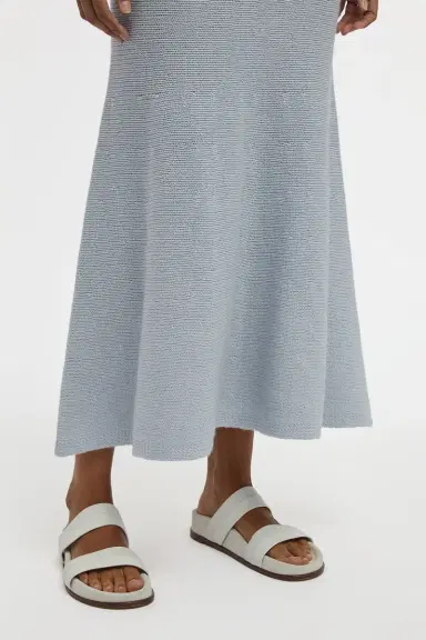 Gabriela Hearst Manni Knit Maxi Skirt in Light Blue Cashmere | Thumbnail 5 Gabriela Hearst Manni Knit Maxi Skirt in Light Blue Cashmere | Thumbnail 5