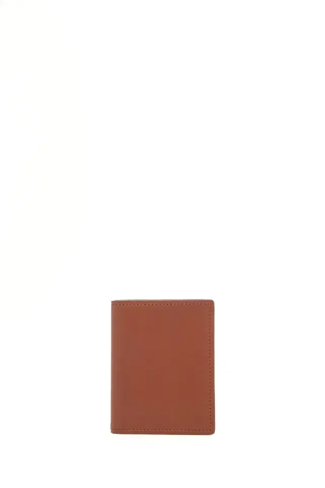 Gabriela Hearst Simple Card Wallet in Cognac Leather