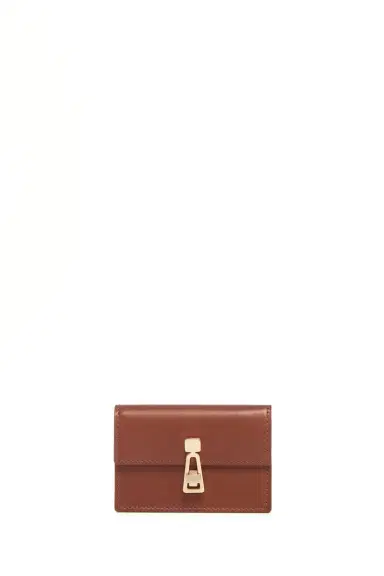Gabriela Hearst Concertina Card Wallet in Cognac Leather | Thumbnail 1 Gabriela Hearst Concertina Card Wallet in Cognac Leather | Thumbnail 1