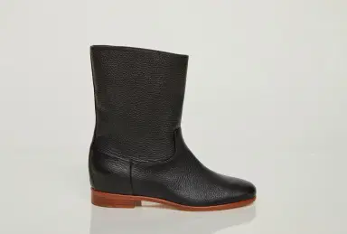 Gabriela Hearst Tina Ankle Boot in Black Textured Leather | Thumbnail 5 Gabriela Hearst Tina Ankle Boot in Black Textured Leather | Thumbnail 5