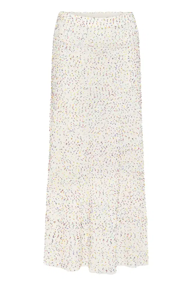 Gabriela Hearst Sabine Knit Midi Skirt in  Multi Beaded Cashmere Silk