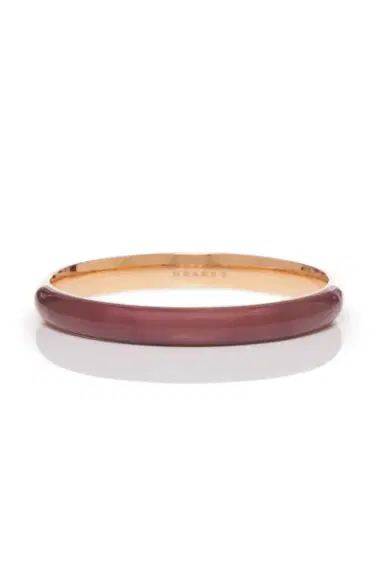Gabriela Hearst Bangle in 18K Rose Gold & Vitreous Brown Enamel | Thumbnail 1