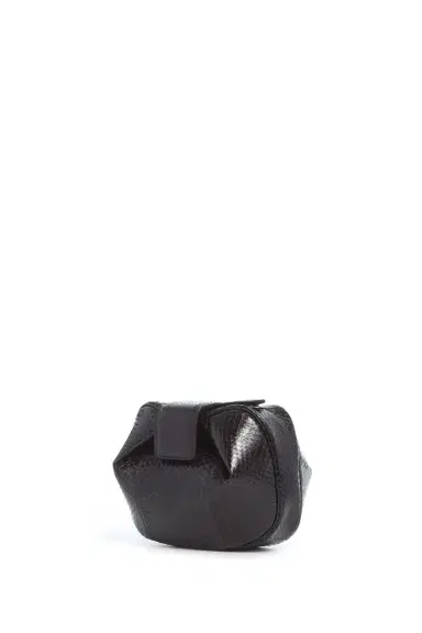 Gabriela Hearst Soft Demi Clutch in Black Snakeskin | Thumbnail 1