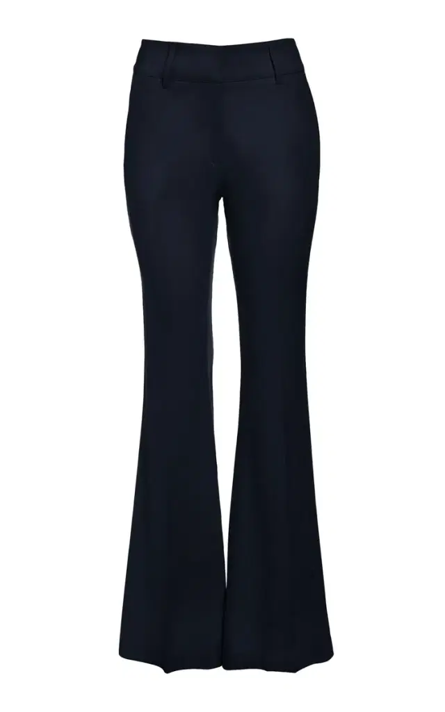 Gabriela Hearst Rhein Flare Pant in Dark Navy Sportswear Wool