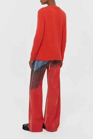Gabriela Hearst Avichai Knit Sweater in Air Multi Cashmere | Thumbnail 6